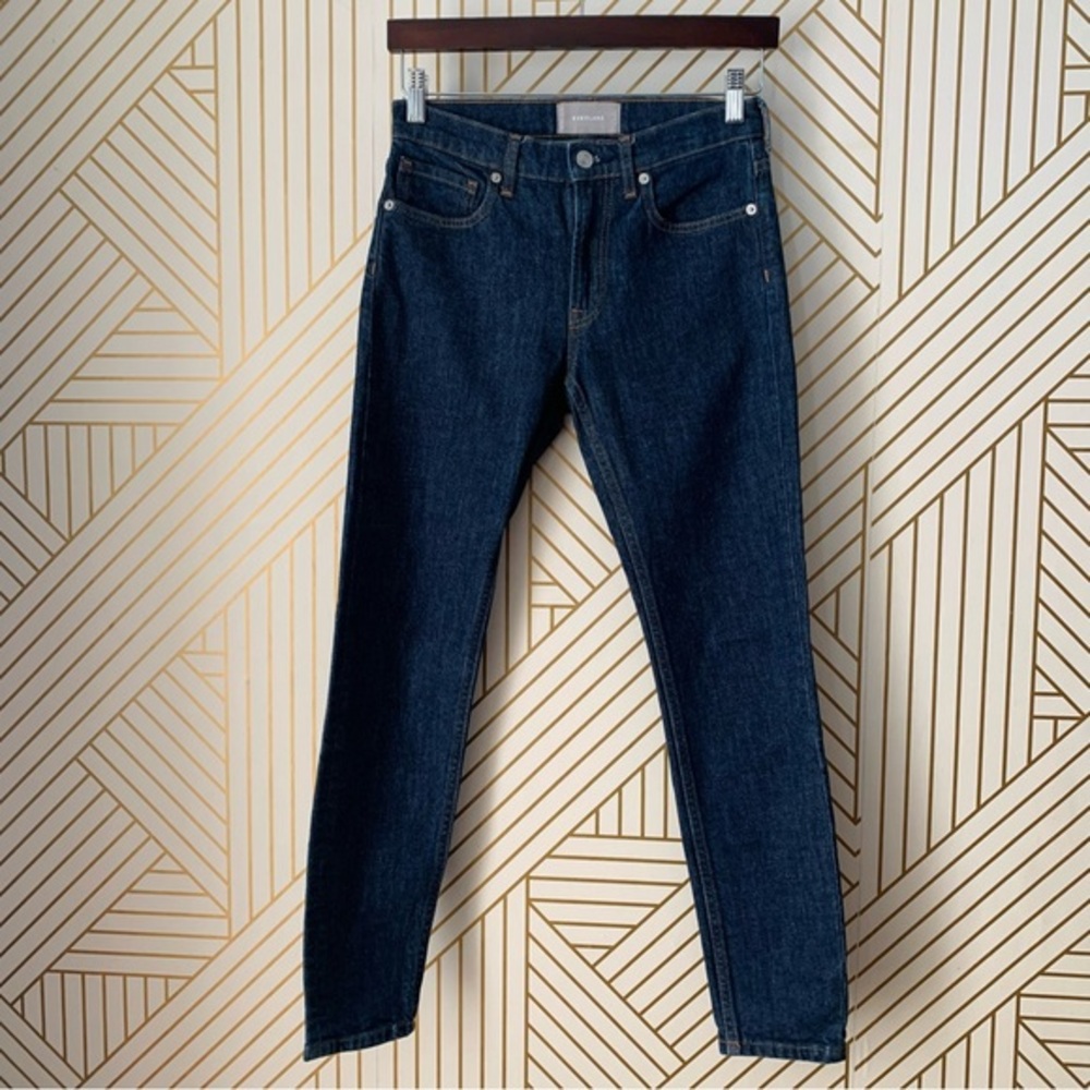 🍀 3/$30 Everlane High Rise Skinny Jean Skinny Jean indigo high rise dark wash 26
